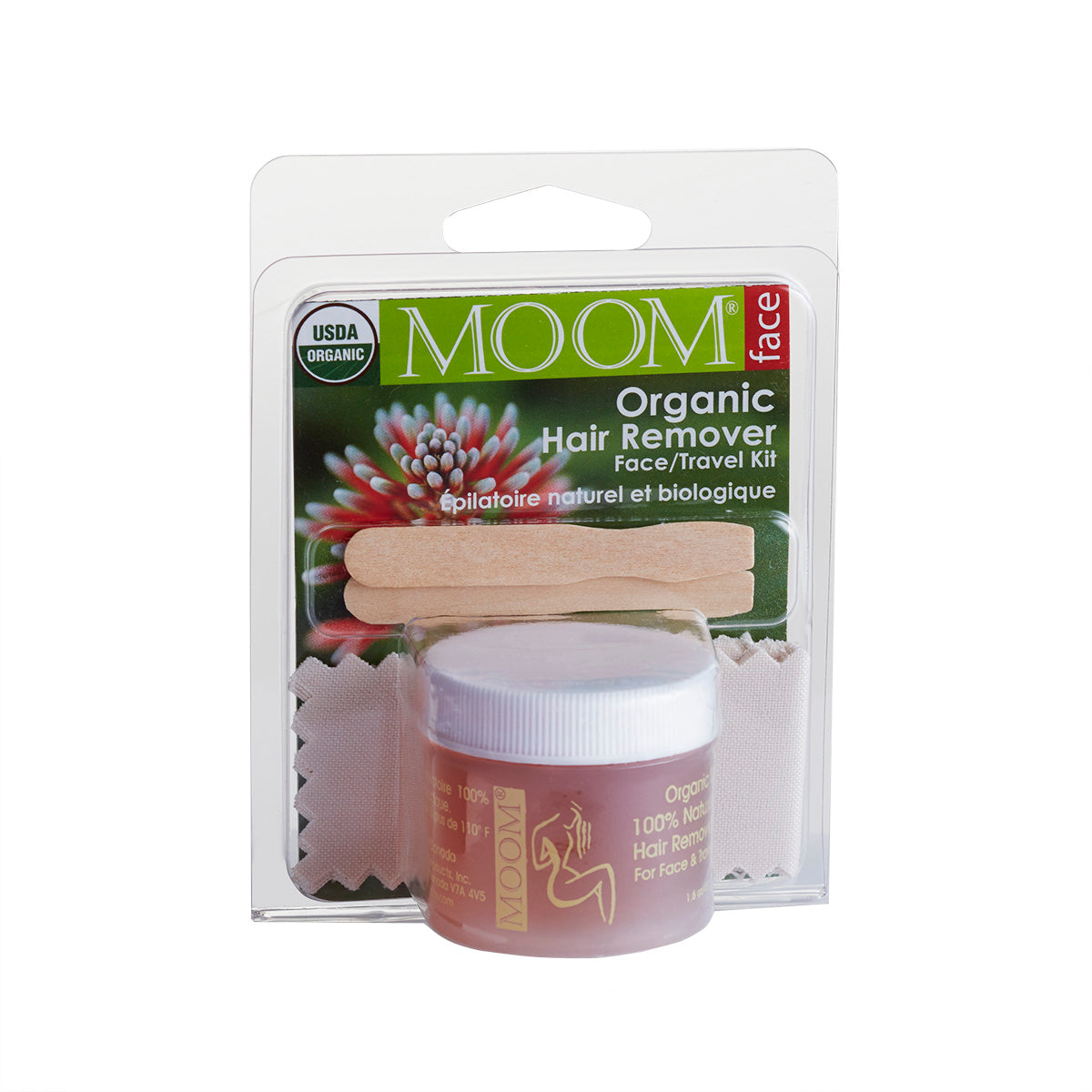 Organic Hair Removal Glaze® with Aloe Vera – Travel Kit ( Pack of