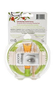 MOOM Organic Eyebrow Shaping Kit with Pomegranate ( 2 Pack)